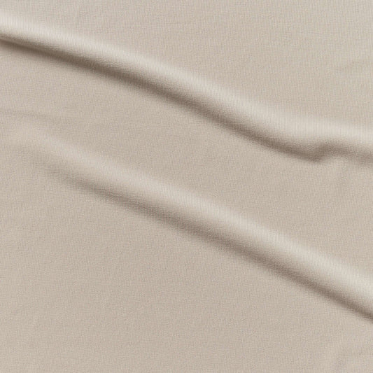 cavallii presenting the mocha color version with smooth stretch fine knit jersey polyester with added spandex