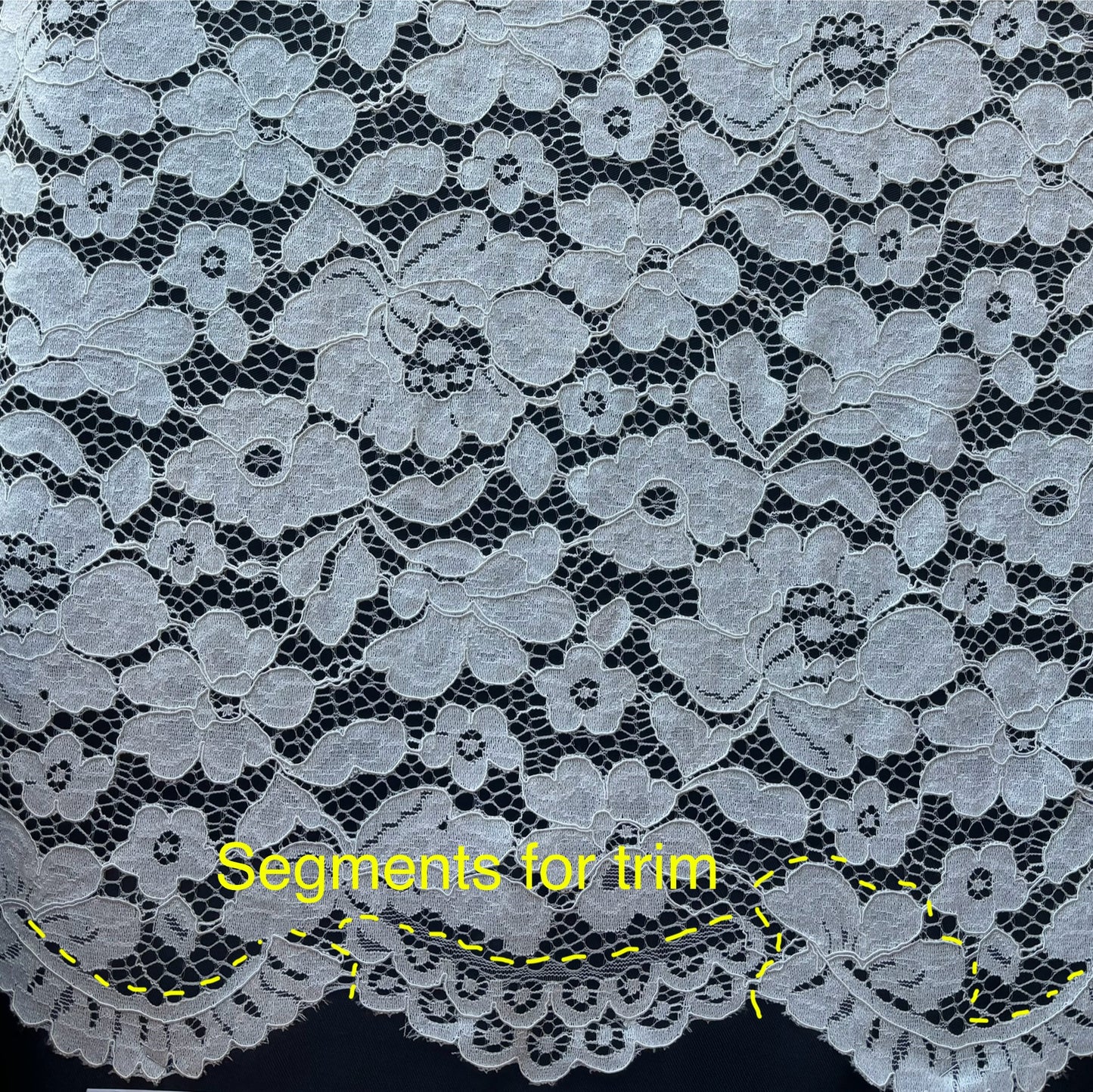 Presenting Forever Lace a classic french lace in a rayon and nylon blended fabric
