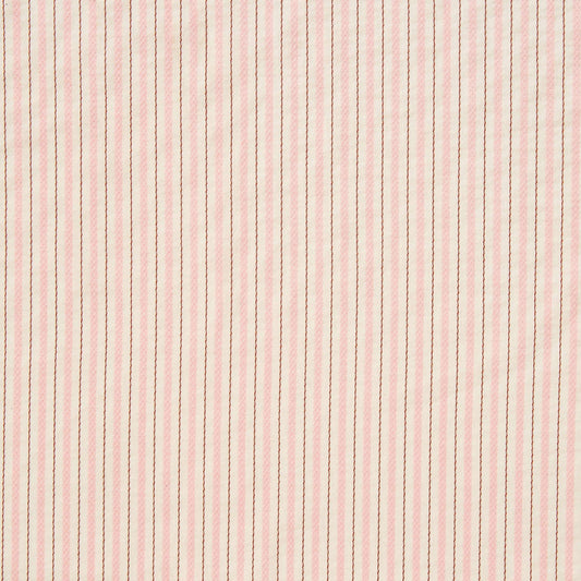 gap presenting the pink color version with Pencil striped stretch nylon and cotton with stitch detailing and good drape