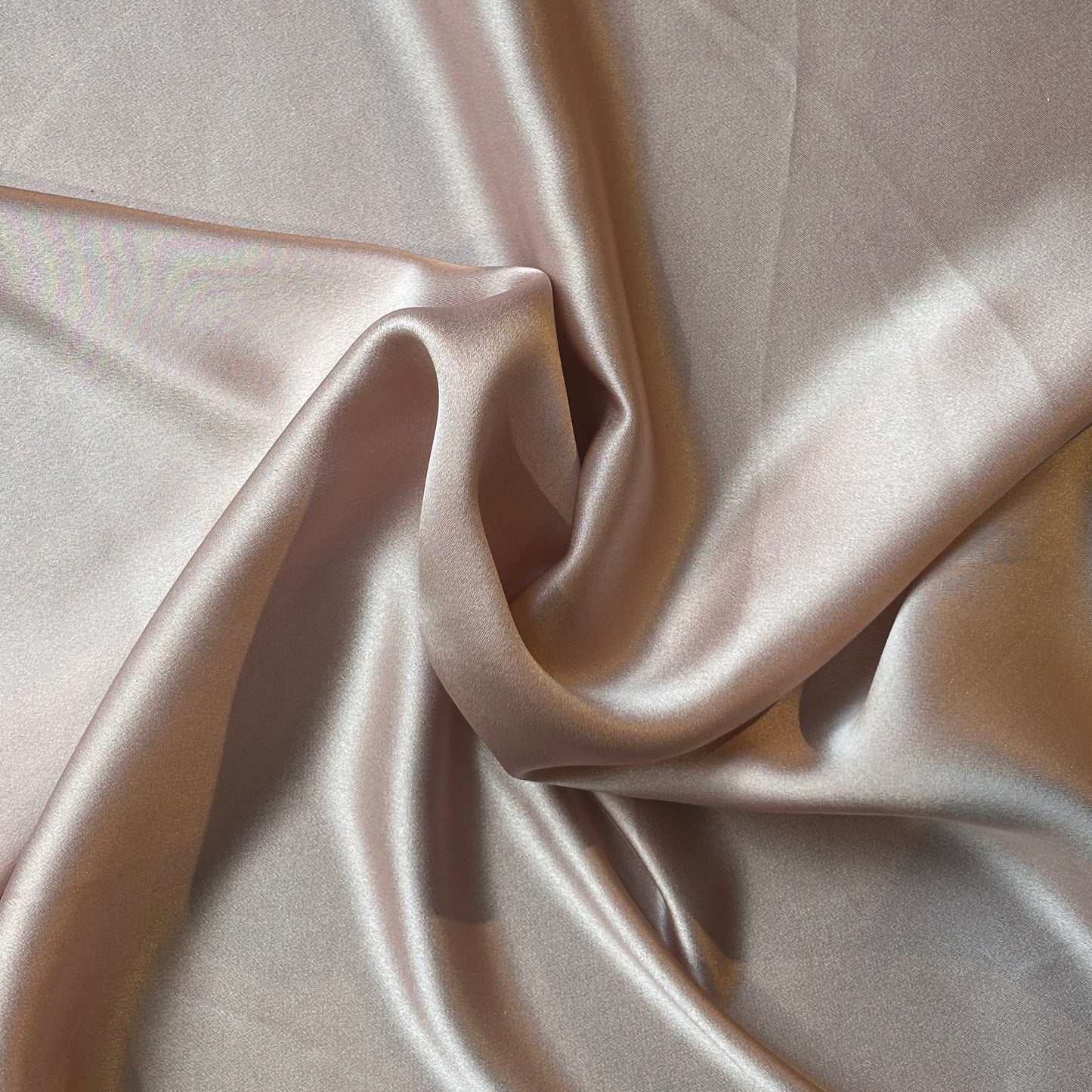 Silk Satin presenting the Dusty color version of a Soft Pure mulberry silk with natural sheen and fluid drape