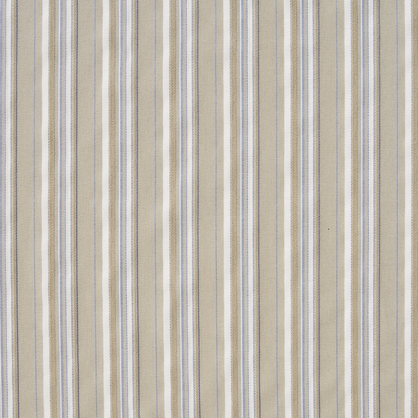 amalfi displaying the stone colored version with shadow stripes on stretch crisp rayon and polyester with spandex featuring moderate drape
