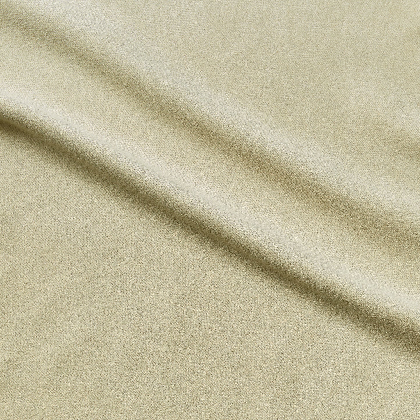 bambi displaying the chamois color version which is a vegan suede like durable pure polyester with moderate drape