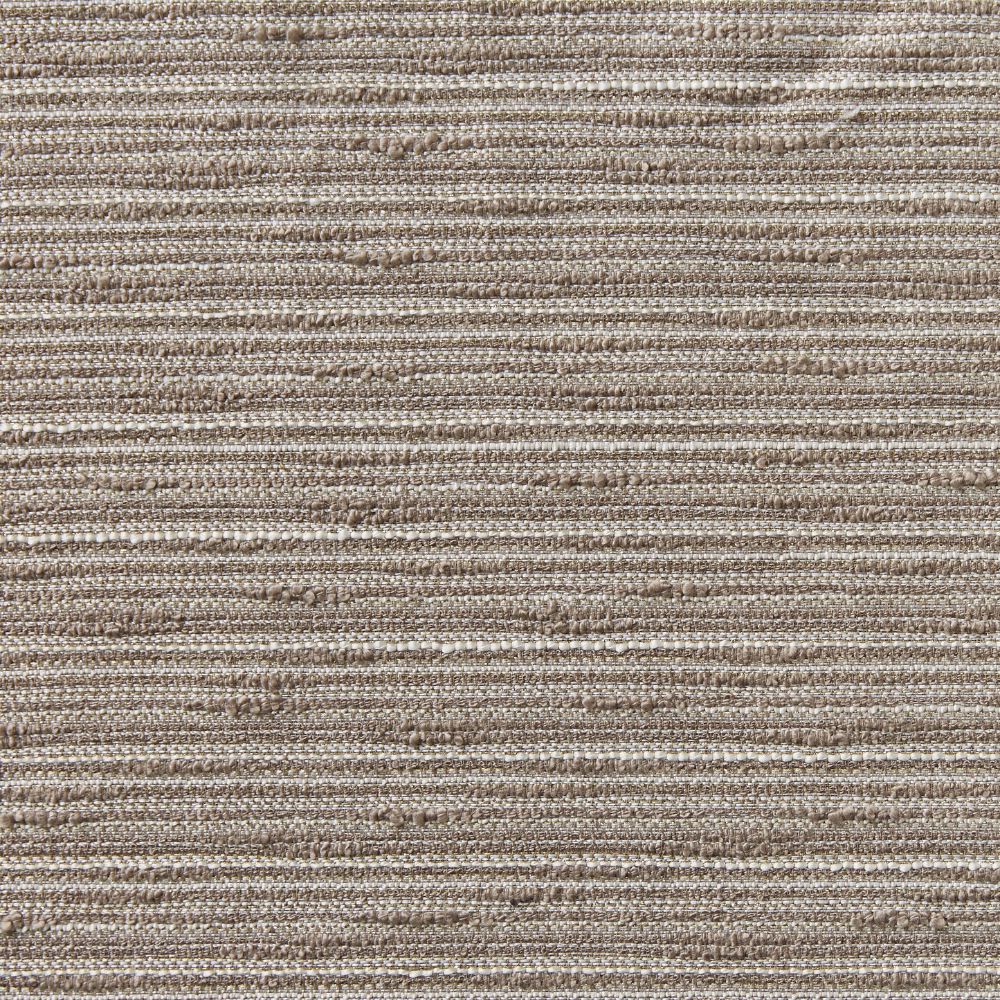 coco showing the coffee color version of a bouclé fabric polyester cotton blend with lurex thread