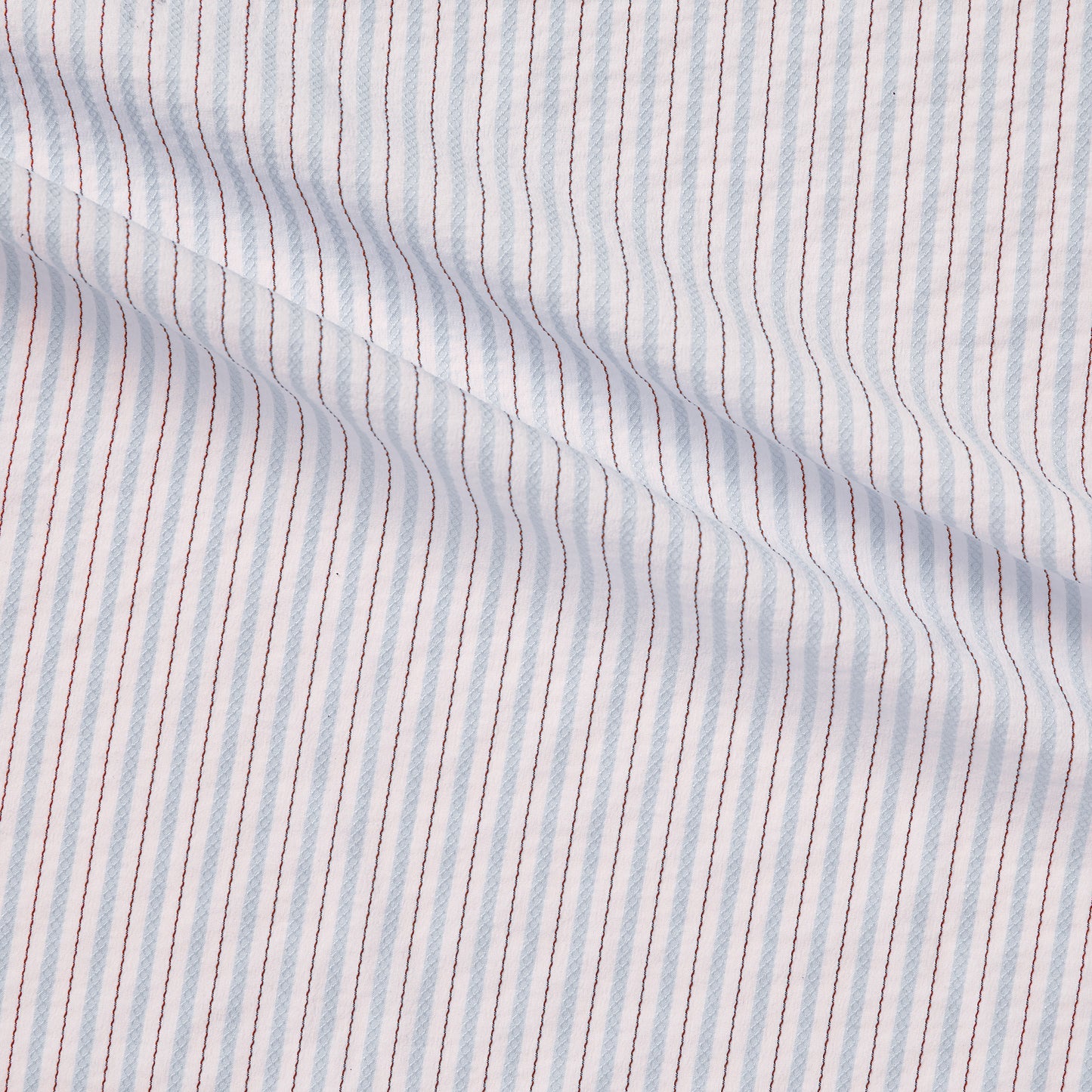 gap featuring the blue color version with Pencil striped stretch nylon cotton and polyester with spandex featuring stitch detailing and good drape