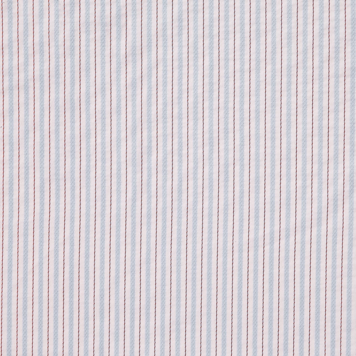 gap featuring the blue color version with Pencil striped stretch nylon and cotton with stitch detailing and good drape