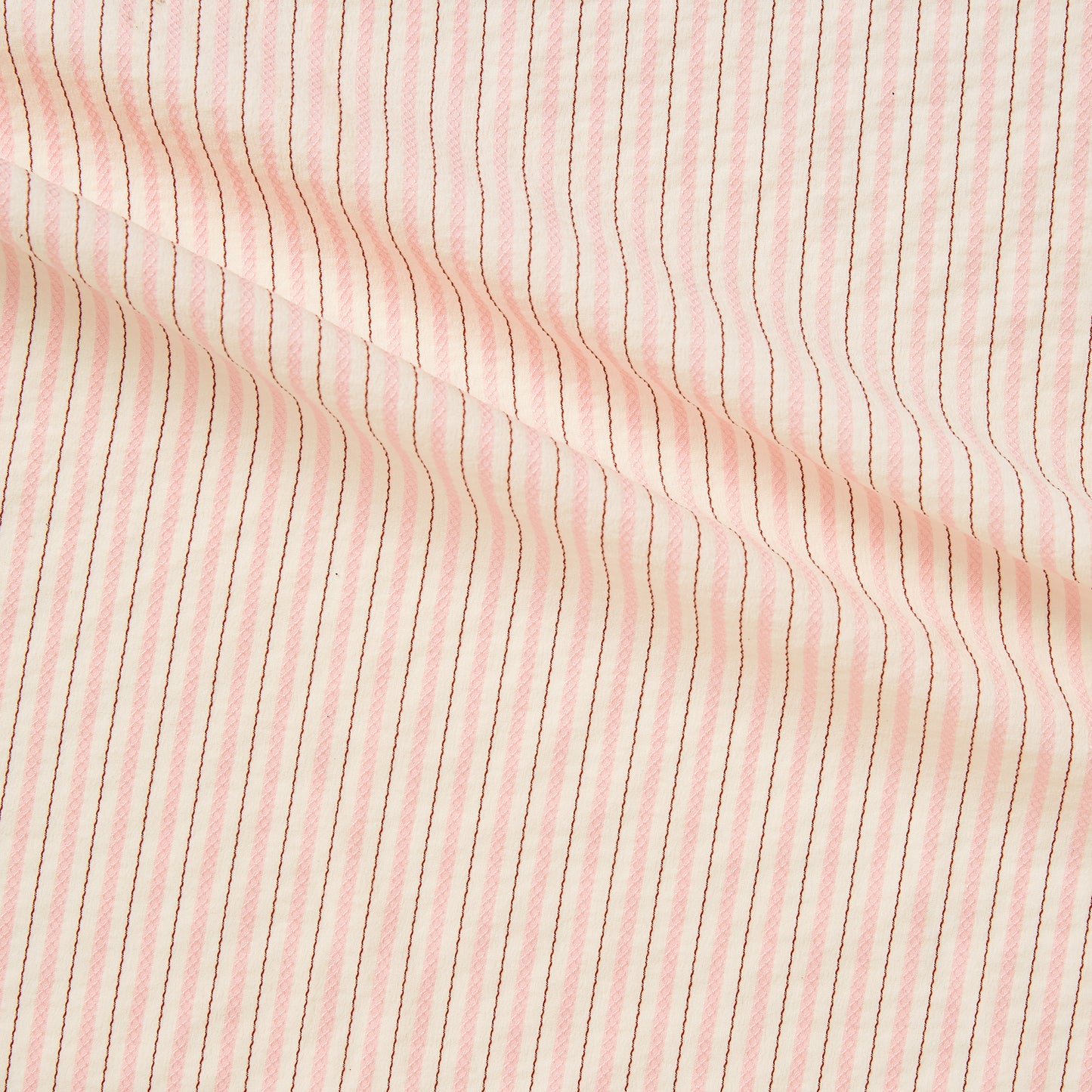 gap featuring the pink color version with Pencil striped stretch nylon cotton and polyester with spandex featuring stitch detailing and good drape