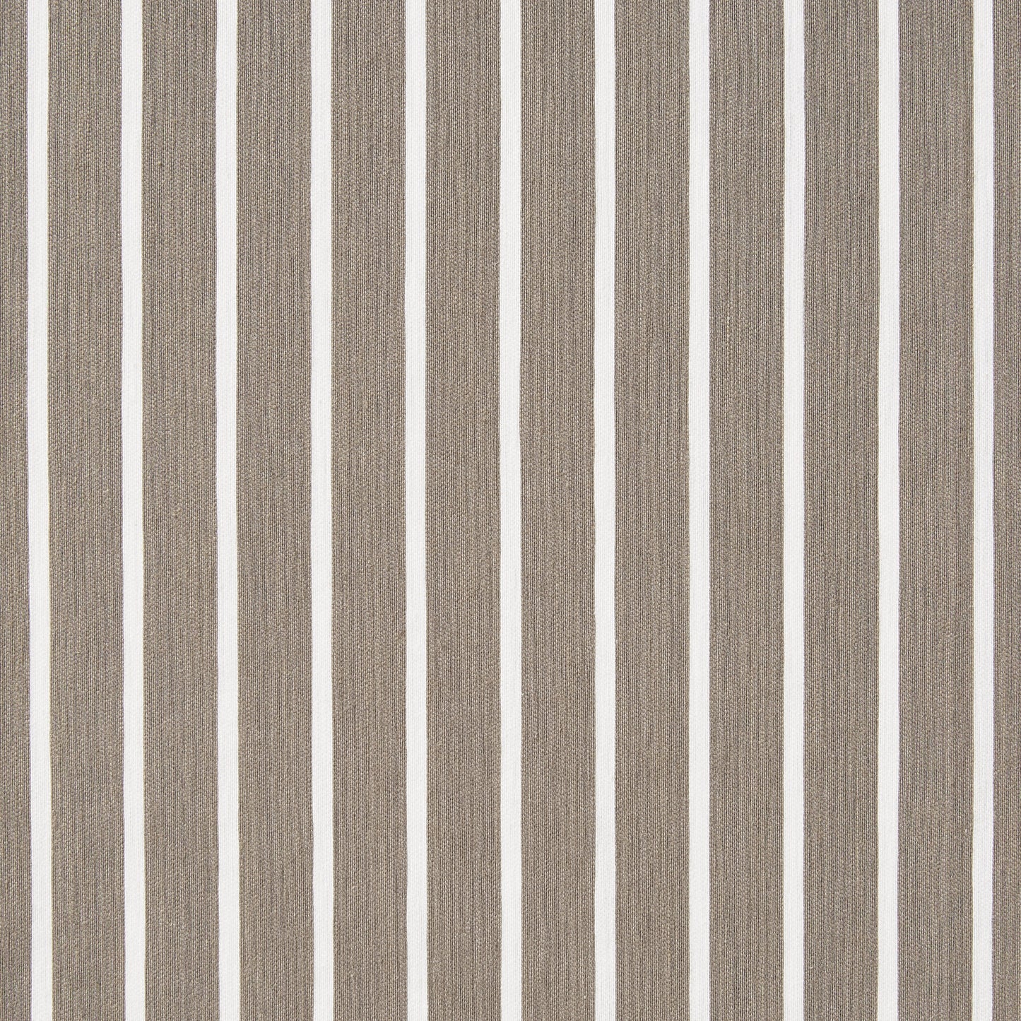 gatsby presenting the mocha color version of a classic Butchers stripe, heavy weight Cotton and nylon blend featuring moderate drape