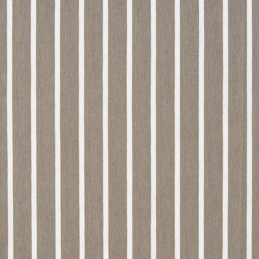 gatsby presenting the mocha color version of a classic Butchers stripe, heavy weight Cotton and nylon blend featuring moderate drape