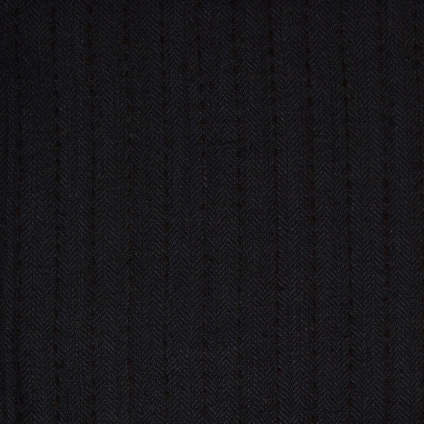 Featuring herringbone a black colored classic patterned all natural viscose and wool blend