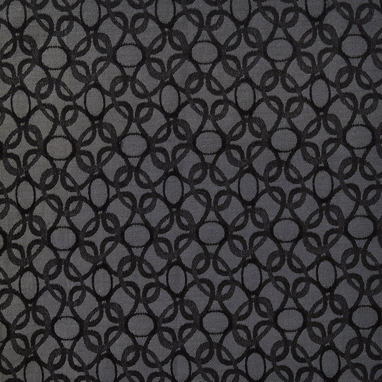 Link presenting the Black color version with Stretch classic jacquard chainmail cotton and polyester with spandex blend