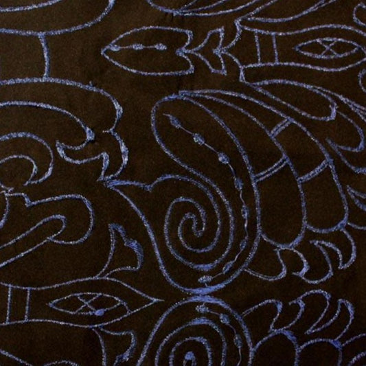 Presenting Natasha a stretch embroidered Polyester Metallic and spandex Blend in closeup