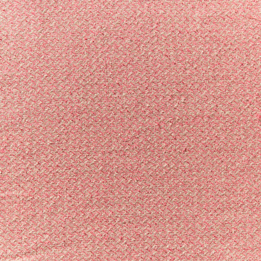 phoenix presenting the coral color version of a textured tweed yard dyed heavy weight pure silk with lurex highlights