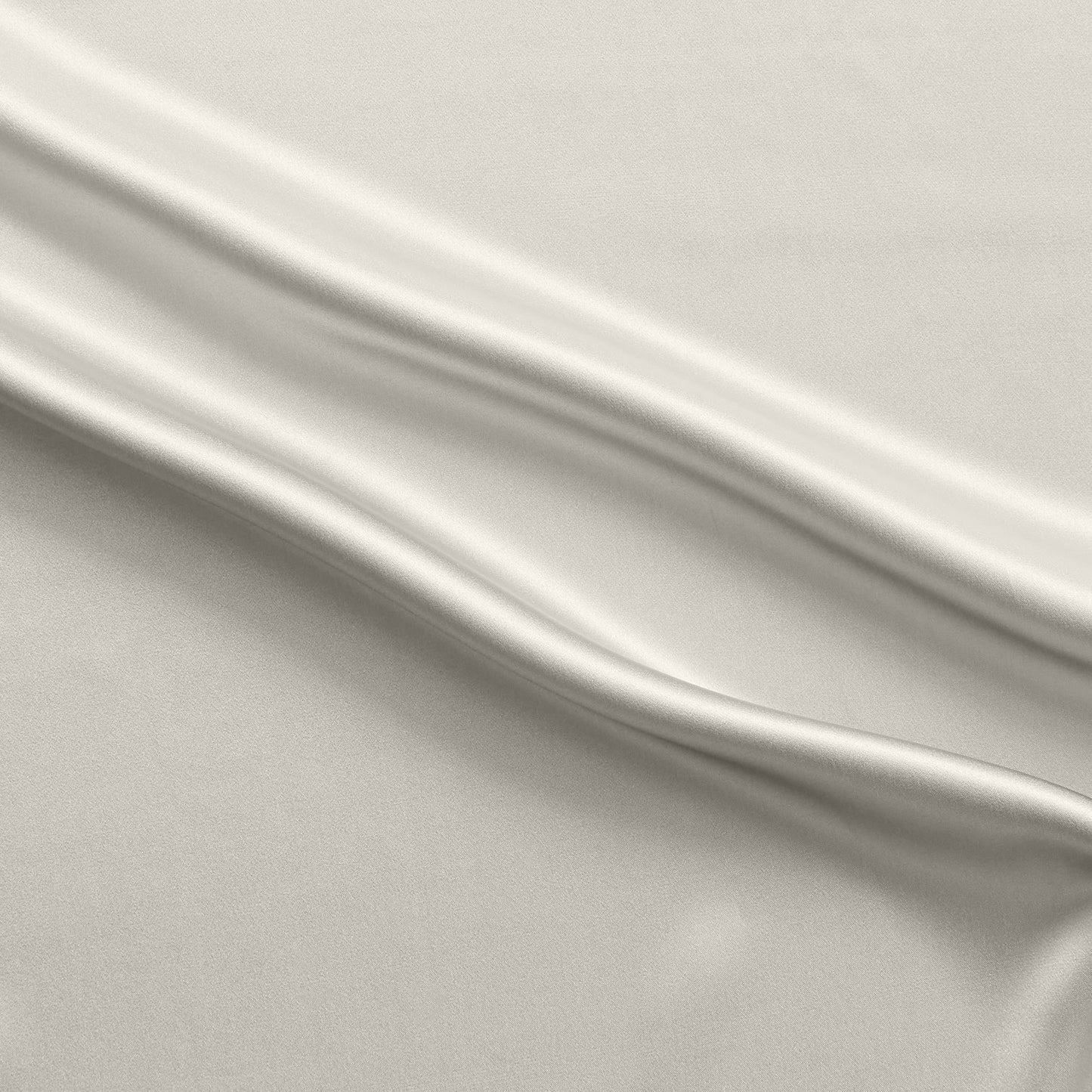 Mulberry silk satin presenting the natural colour version with natural sheen and fluid drape