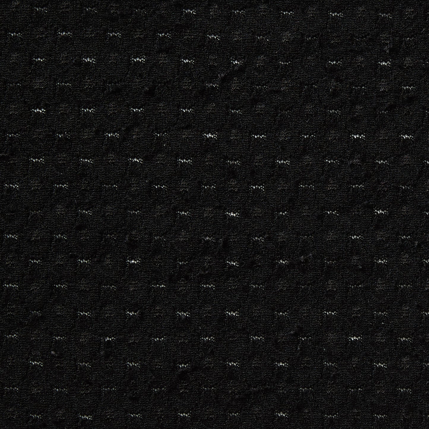 Tracy presenting the Black color Super Stretch mesh jacquard nylon and rayon with extra spandex and soft hand feel