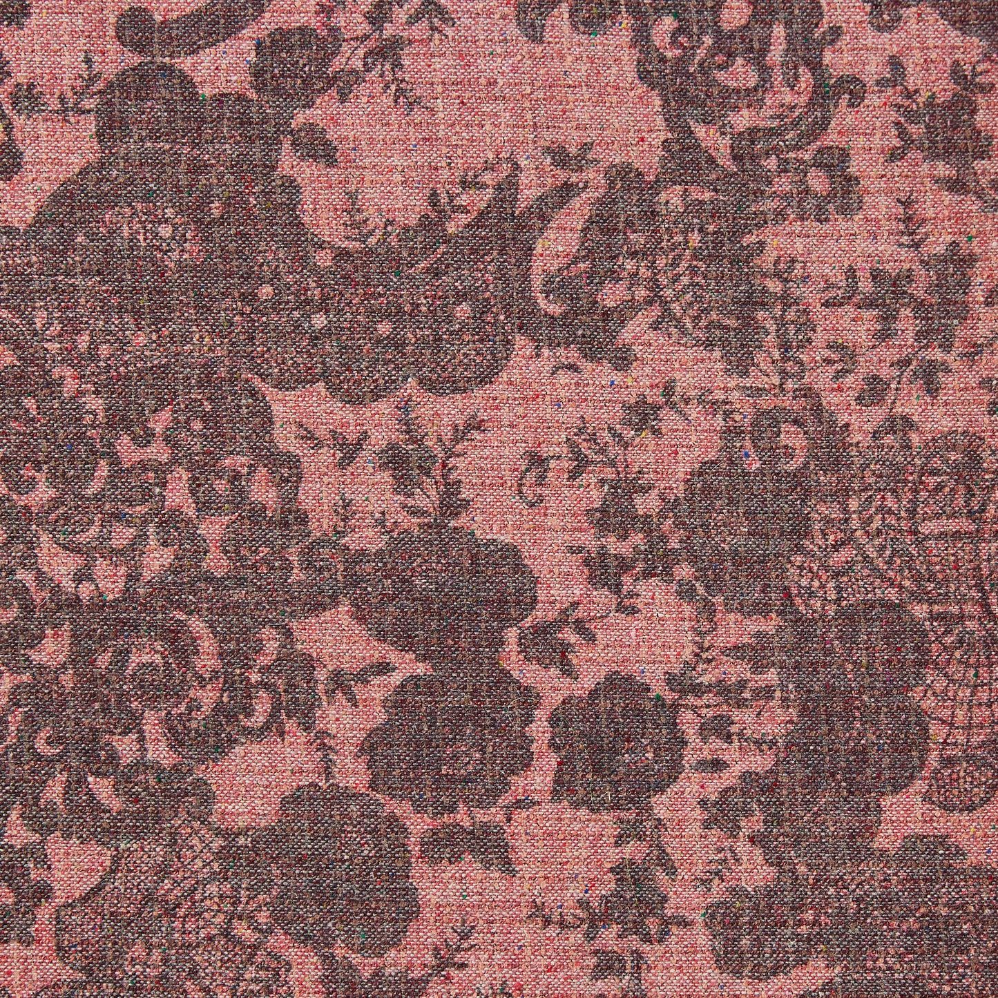 Exhibiting Tweetie a textured ornate design print on dress weight wool, polyester, rayon and nylon blend