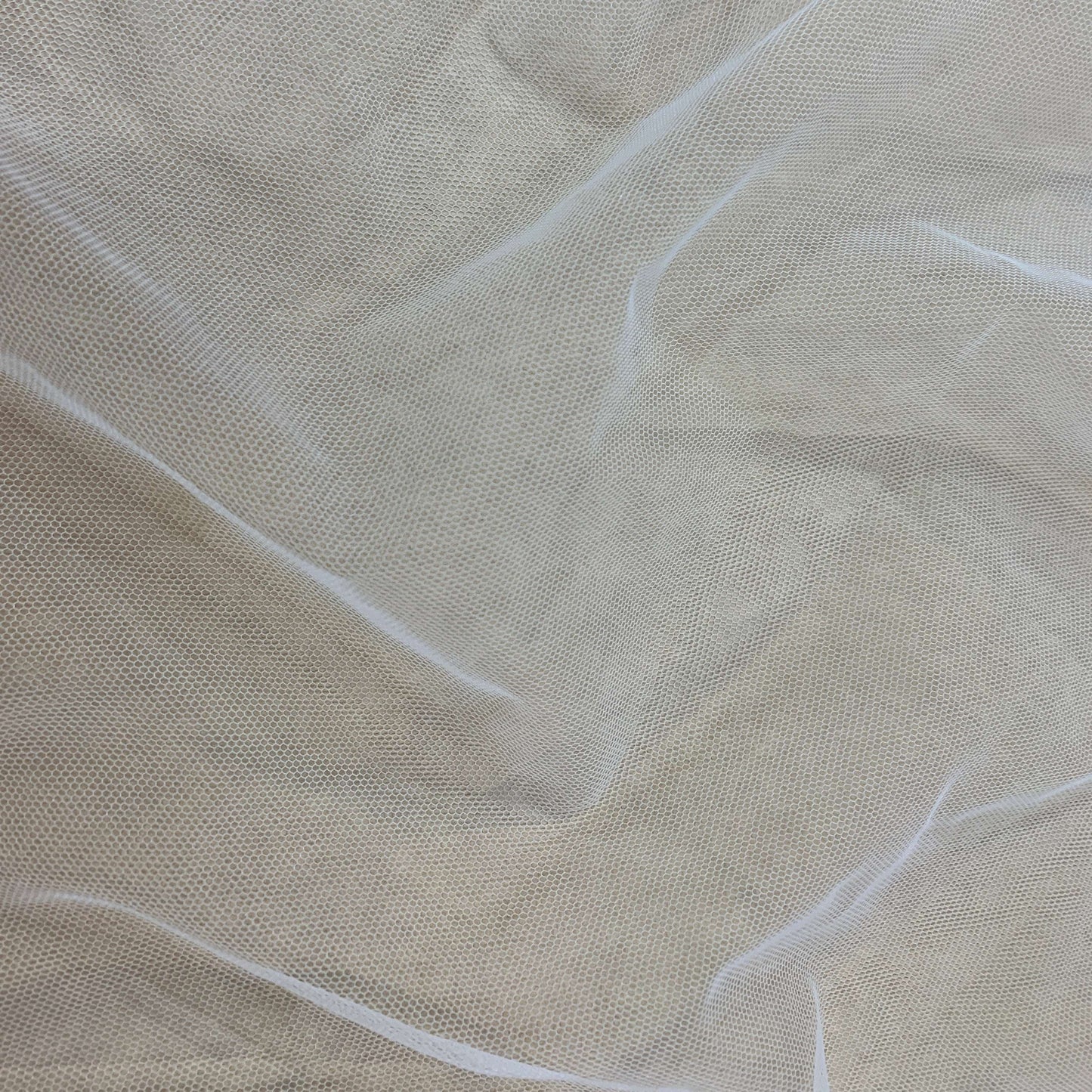 Presenting Angel an ivory colored sheer soft pure nylon tulle