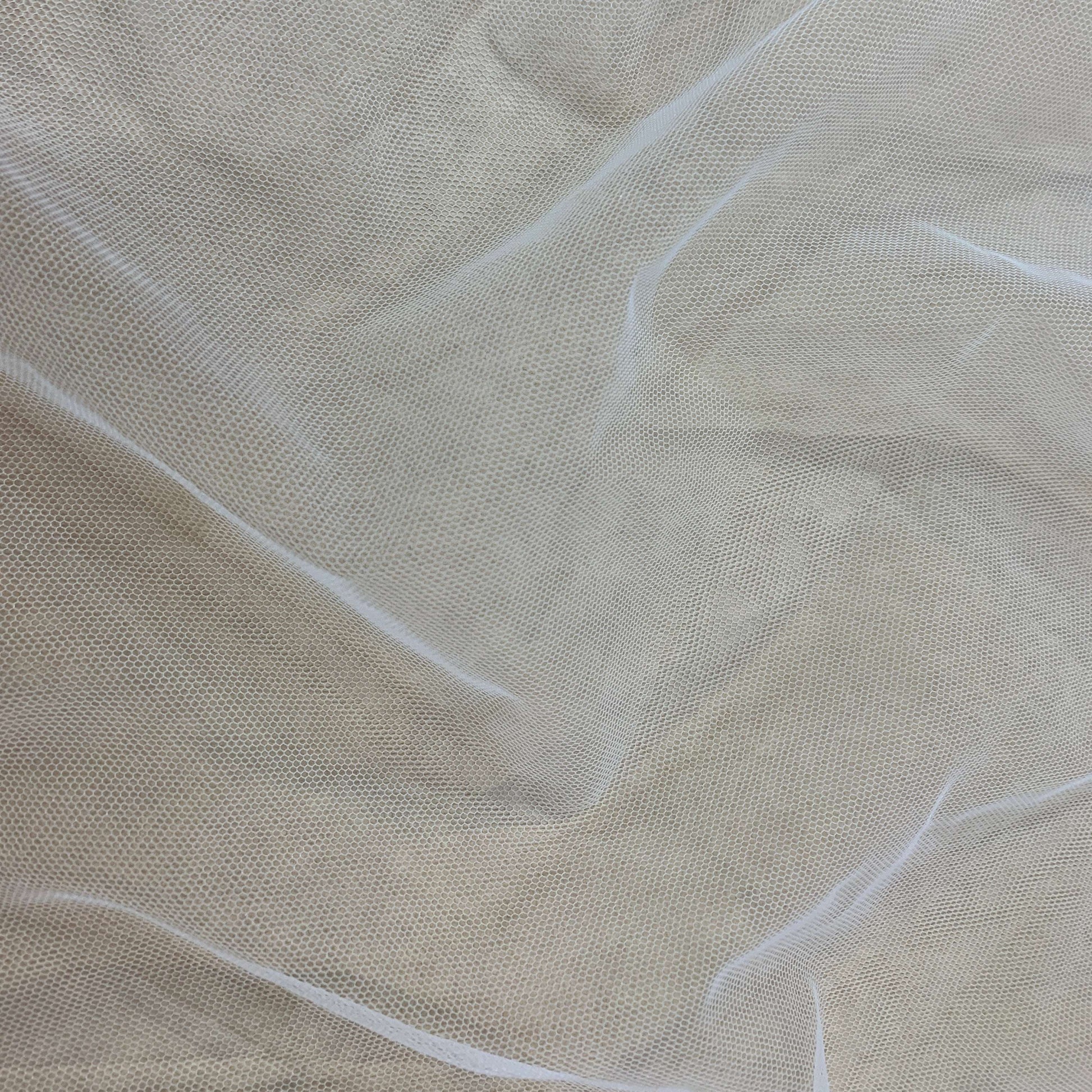 Presenting Angel an ivory colored sheer soft pure nylon tulle