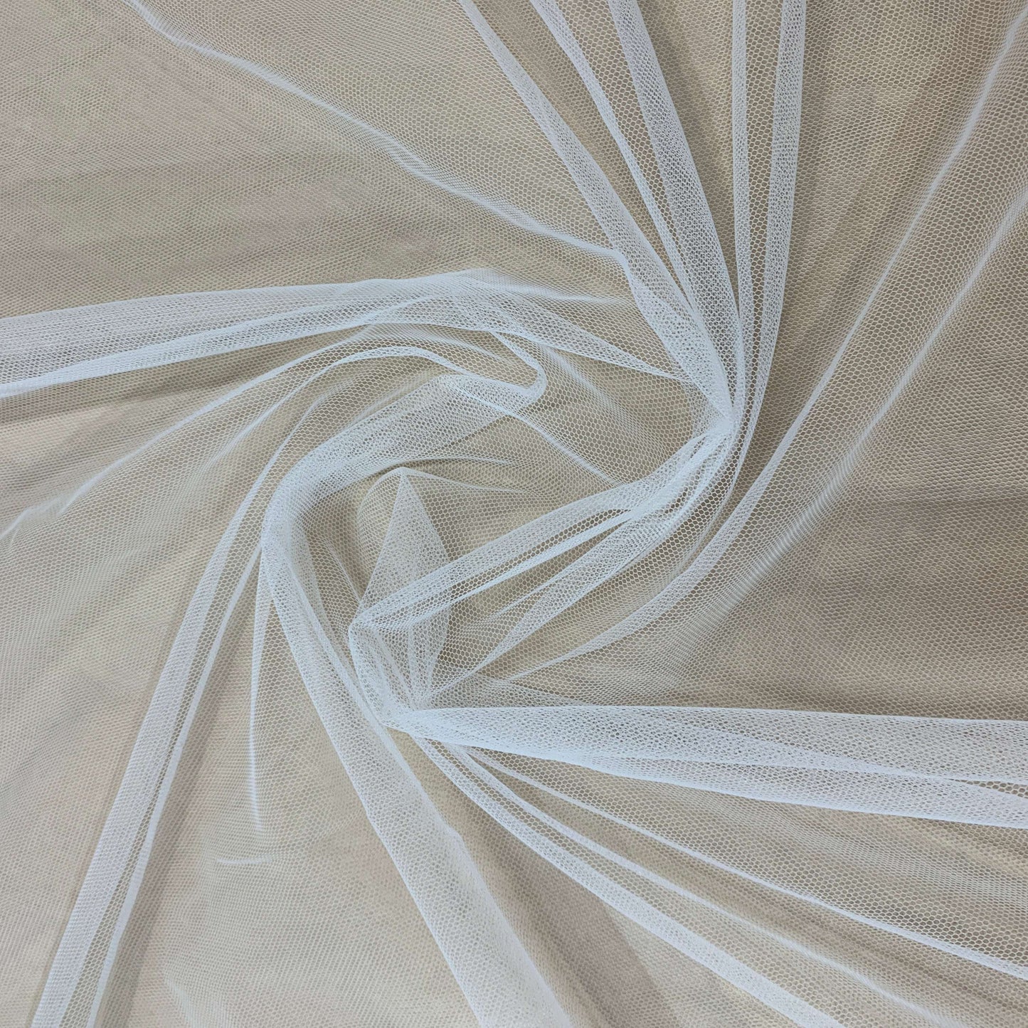 Presenting Angel Tulle an ivory colored sheer soft pure nylon tulle