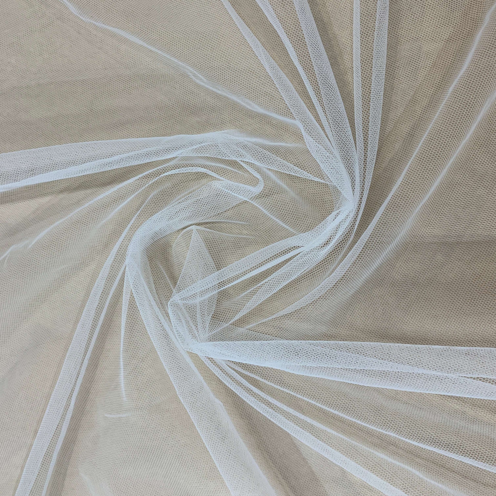 Presenting Angel Tulle an ivory colored sheer soft pure nylon tulle