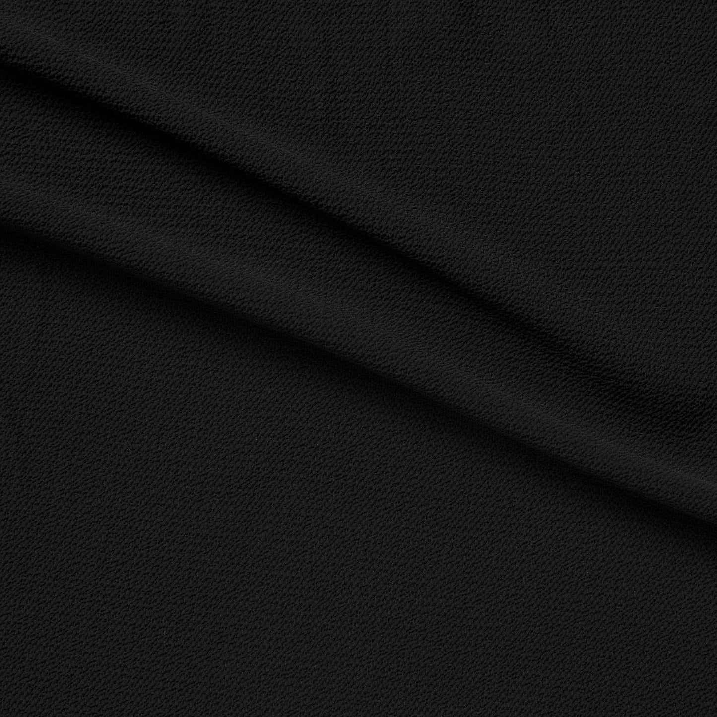 Bubble presenting the Black color version featuring soft light weight stretch crepe-weave  polyester with spandex featuring great drape
