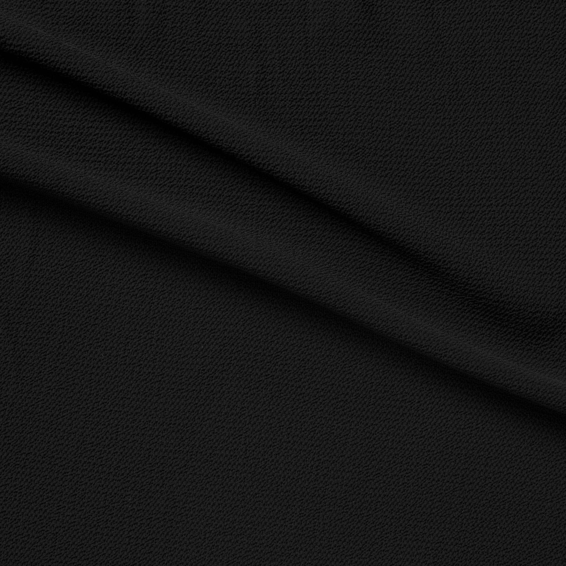 Bubble presenting the Black color version featuring soft light weight stretch crepe-weave  polyester with spandex featuring great drape