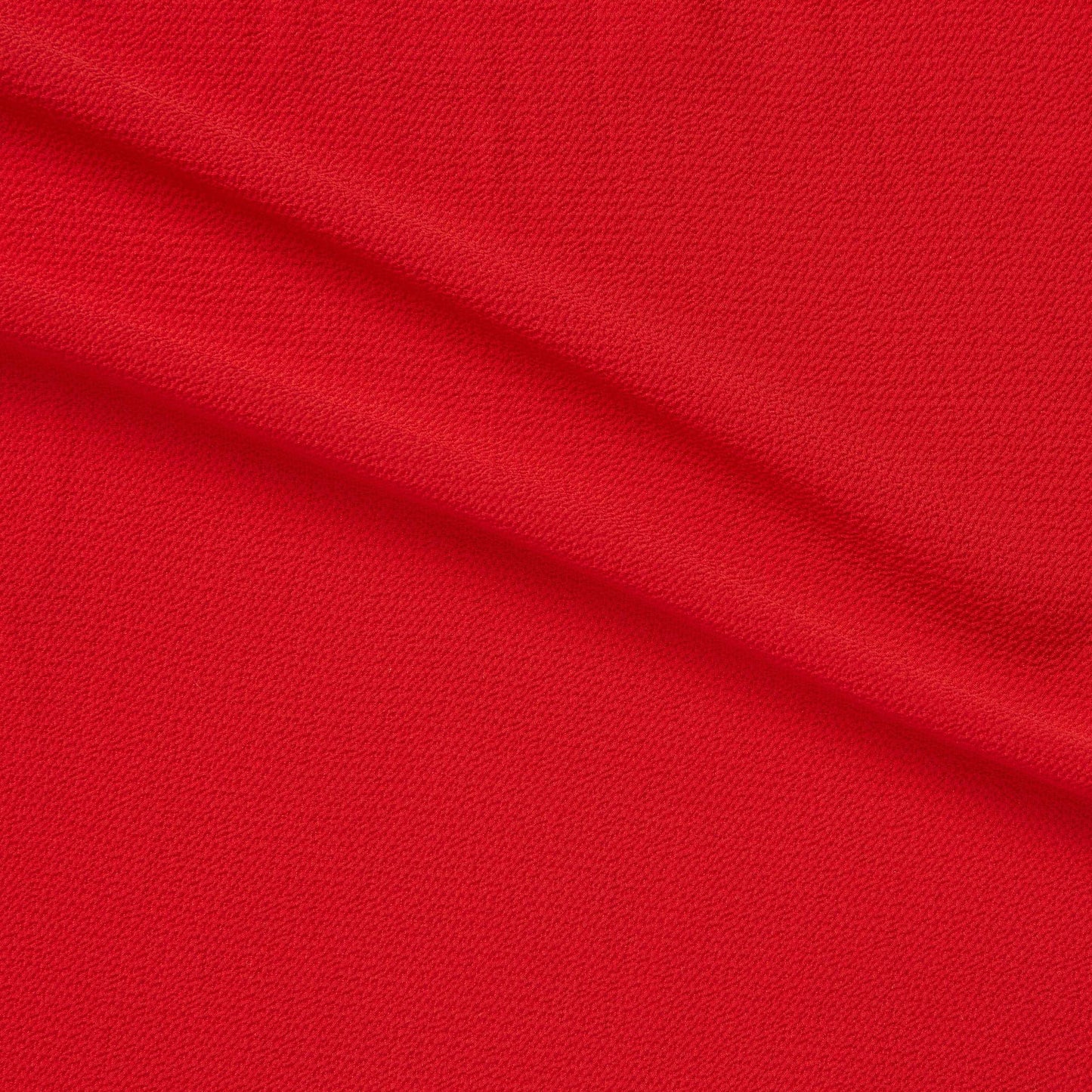 bubble presenting the chilli color version featuring soft light weight stretch crepe-weave polyester with spandex featuring great drape