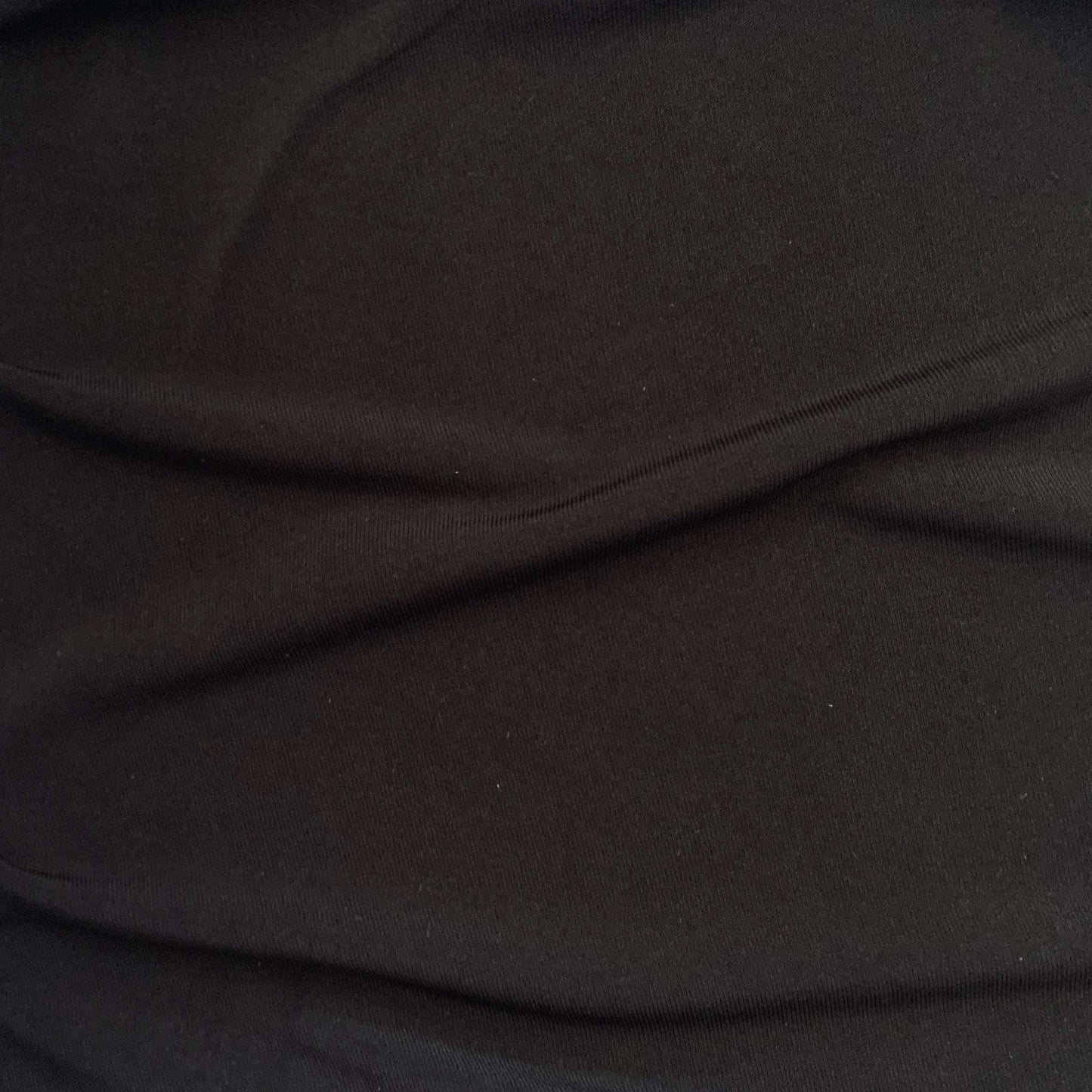 cavalli presenting the black color version with stretch smooth fine knit jersey polyester with added spandex