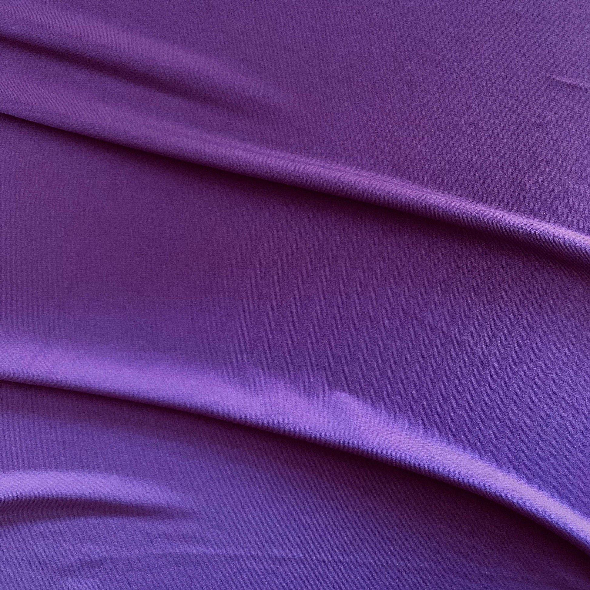 cavalli presenting the grape color version with stretch fine knit jersey polyester with added spandexl