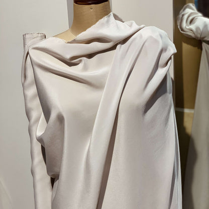 Crepe De Chine showing the draped vintage color version of a Pure mulberry silk with fluid drape and a matte face