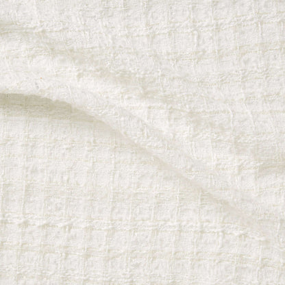 Featuring chanel look  an ivory colored sophisticated textured tweed bouclé pure polyester with lurex thread