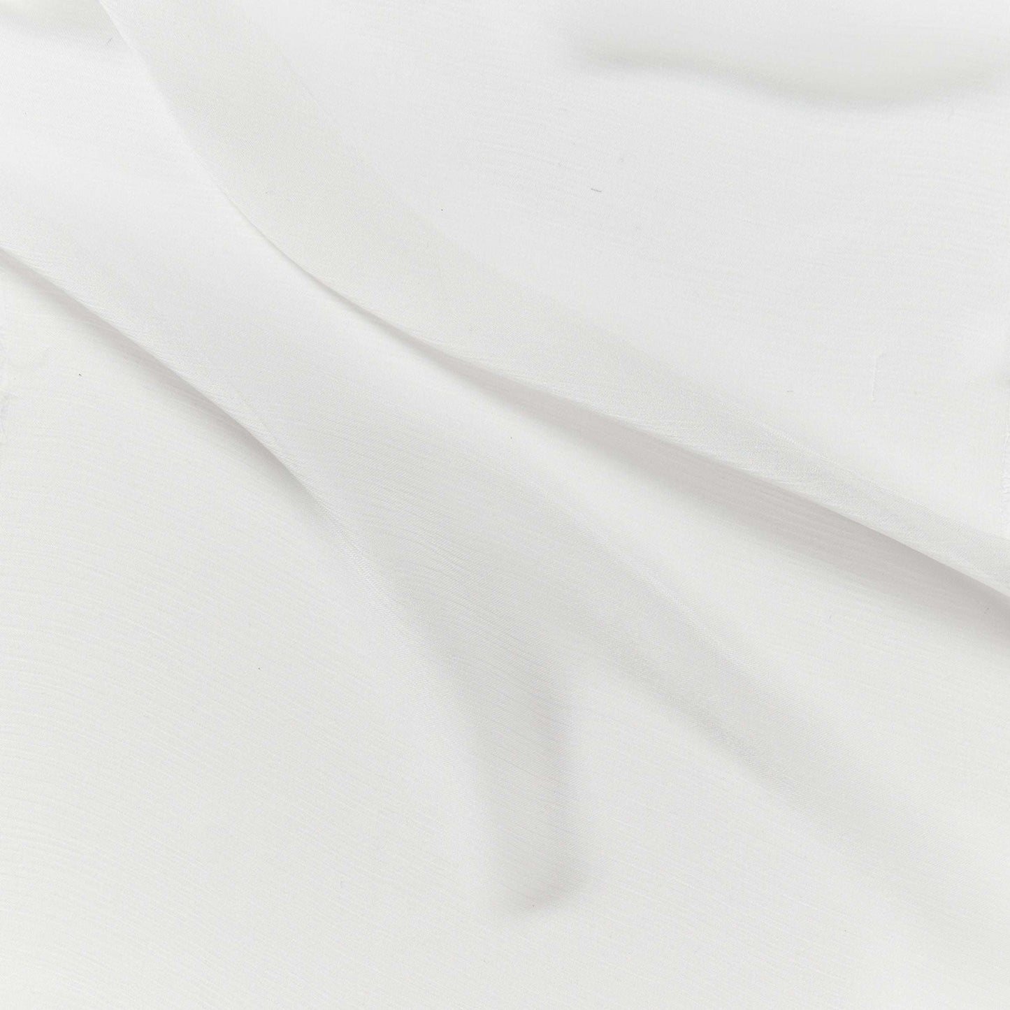 silk crinkle chiffon showing the natural color version of a sheer soft pure silk with textured yoryu weave and fluid drape