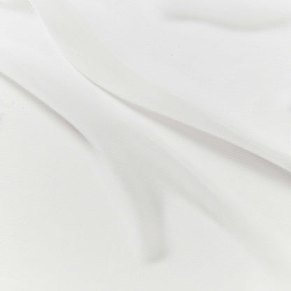 silk crinkle chiffon showing the natural color version of a sheer soft pure silk with textured yoryu weave and fluid drape