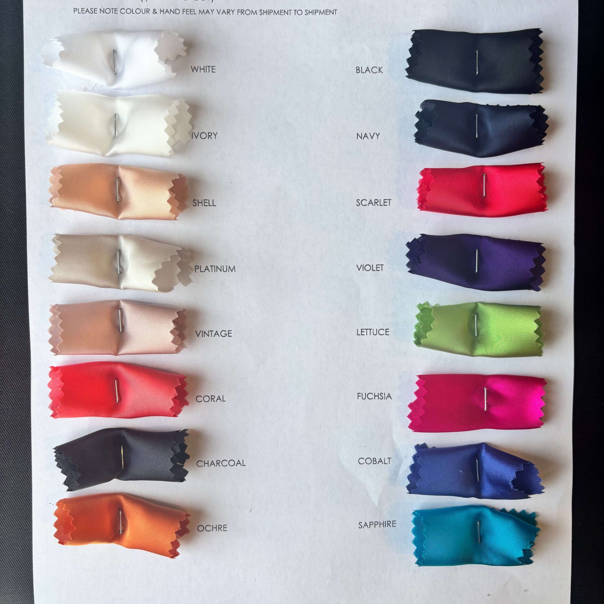 Presenting the complete Deluxe Color Card