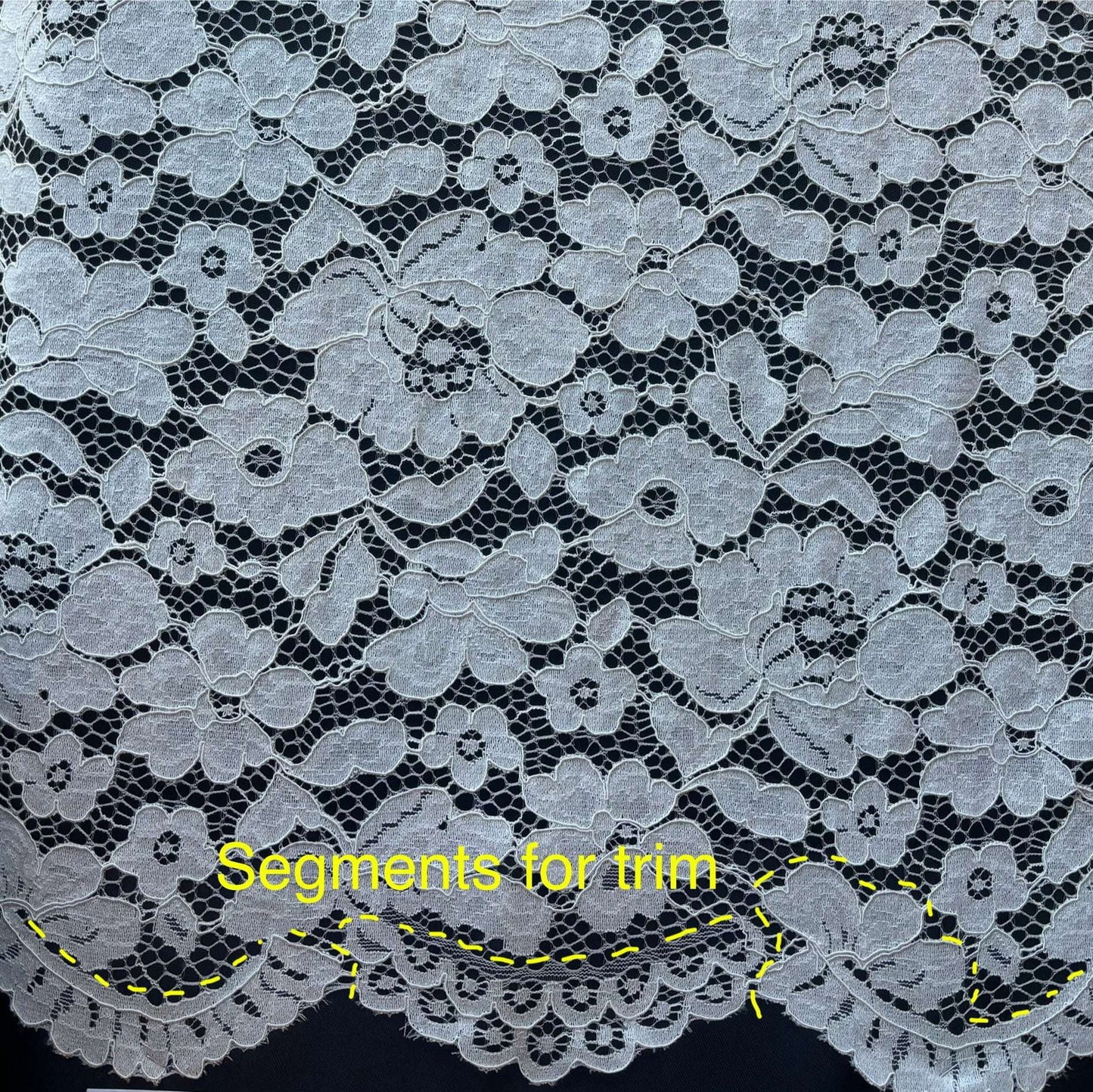Presenting Forever Lace  a classic french lace in a rayon and nylon blended fabric