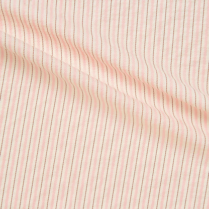 gap presenting the pink color version with Pencil striped stretch nylon cotton and polyester with  spandex  featuring stitch detailing and good drape