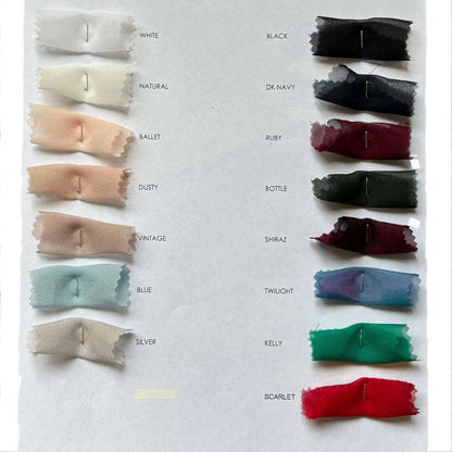 Showing the Silk Georgette Color Card