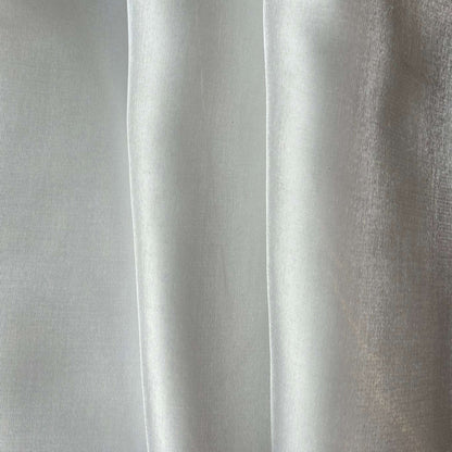 Presenting Glace a pure polyester bridal or evening wear fabric with a mirror finish in a ivory colour