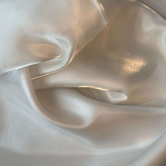 Presenting Glace a pure polyester bridal or evening wear fabric with a mirror finish