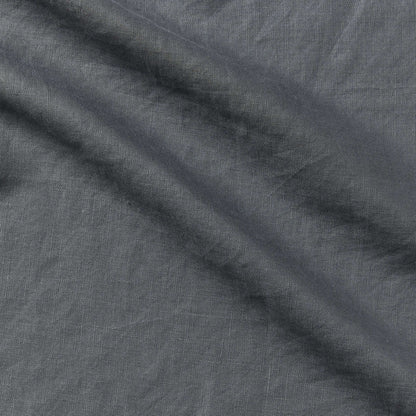 Hanky Linen presenting the grey color version of a dress weight soft breathable pure linen 