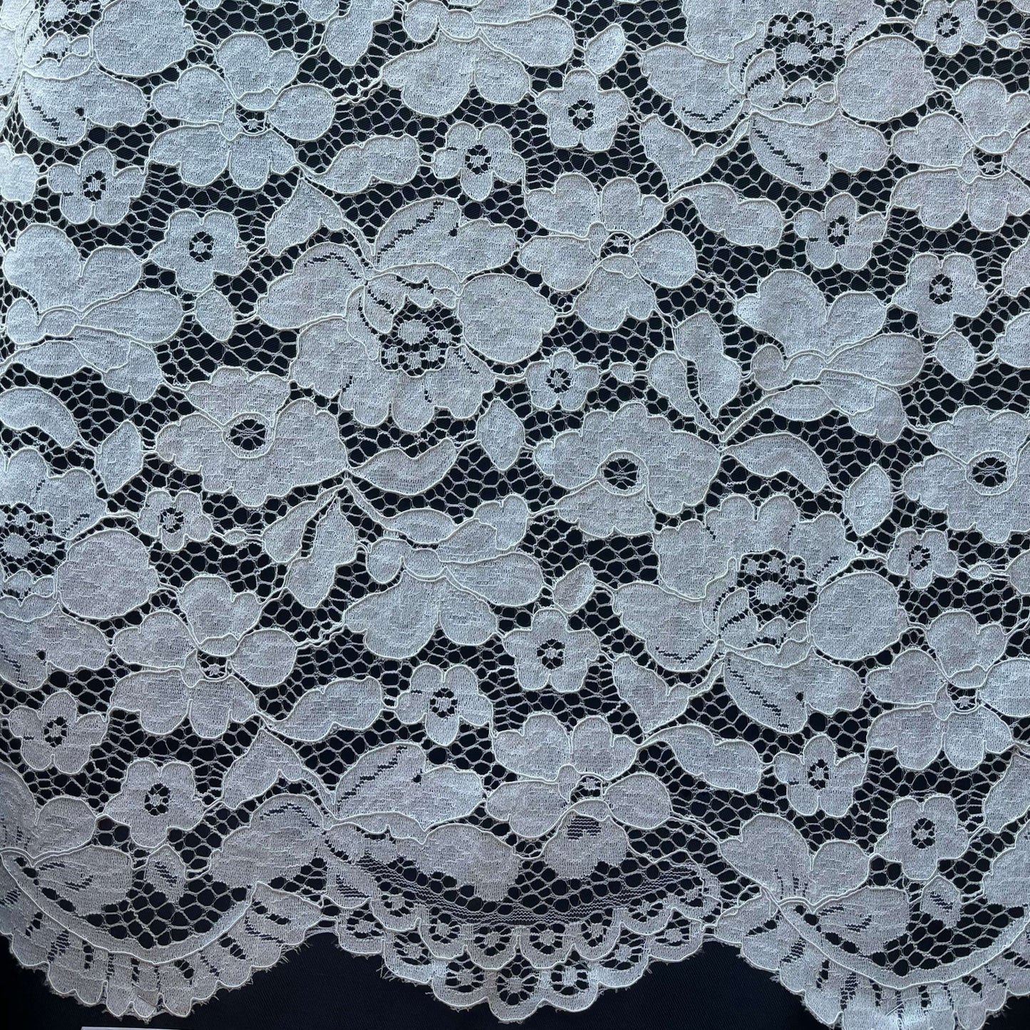 Presenting Forever Lace  a classic french lace in a rayon and nylon blended fabric
