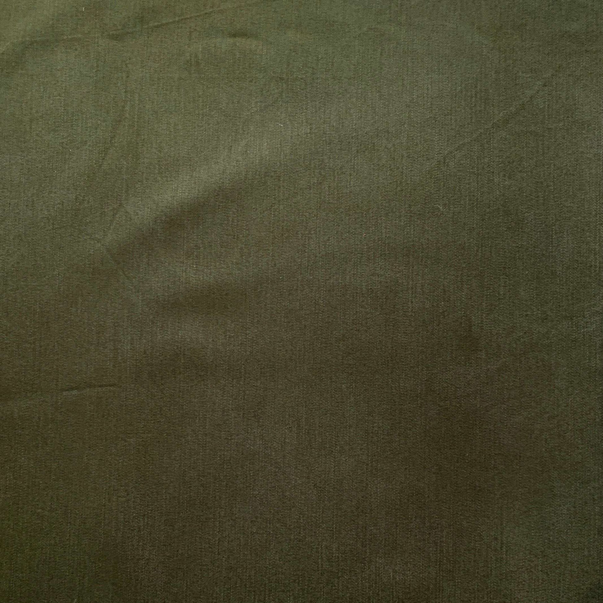 Hero presenting the khaki color version of a stretch model blend with lycra and poly bottom weighted