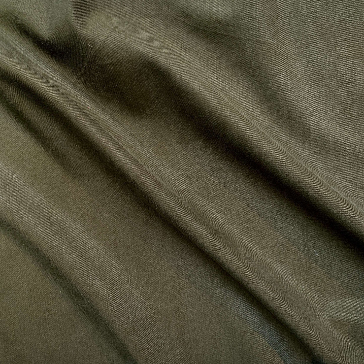 Hero presenting the khaki color version of a stretch model blend with lycra and poly bottom weighted