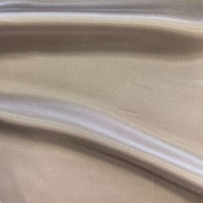 saga showing the ether color version of a pure rayon Fine twill satin with fluid drape