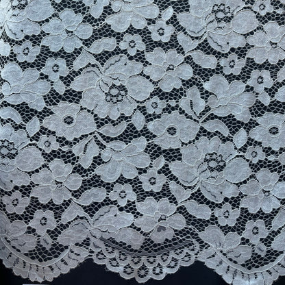 Displaying Forever Lace  a classic french lace in a rayon and nylon blended fabric