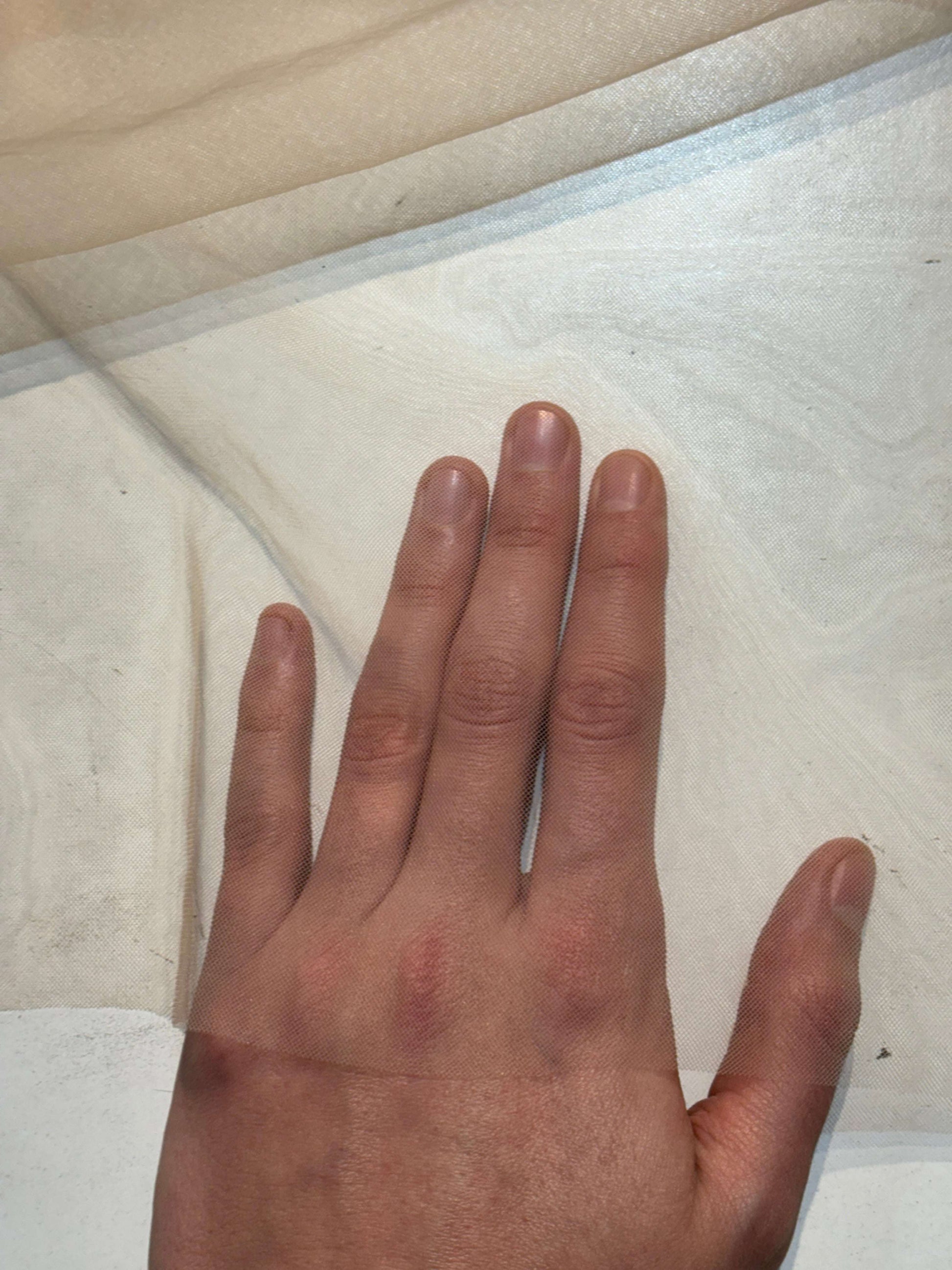 Presenting the sheerness of Invisimesh a pure nylon nylon mesh