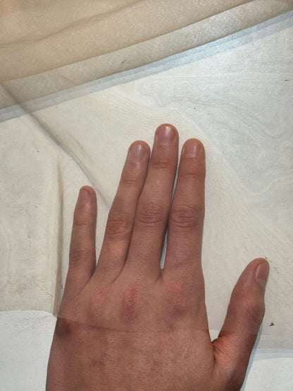 Presenting the sheerness of Invisimesh a pure nylon nylon mesh