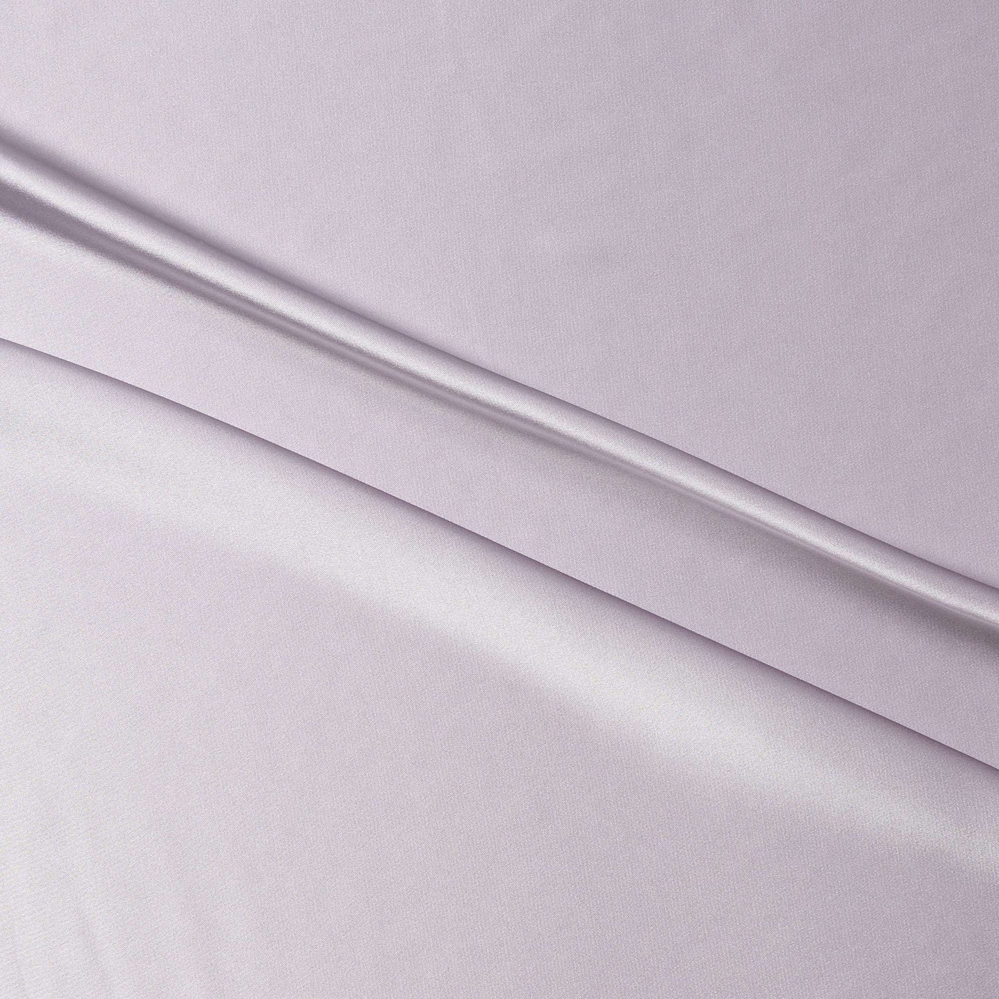 lola presenting the smoke color version of a stretch light weight soft satin polyester with spandex