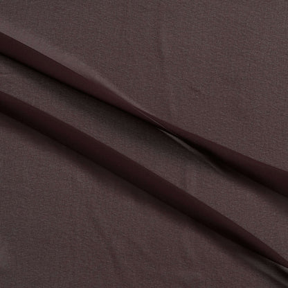 microgette presenting the espresso color version of a sheer soft plain weave Polyester microfibre with matte face and good drape