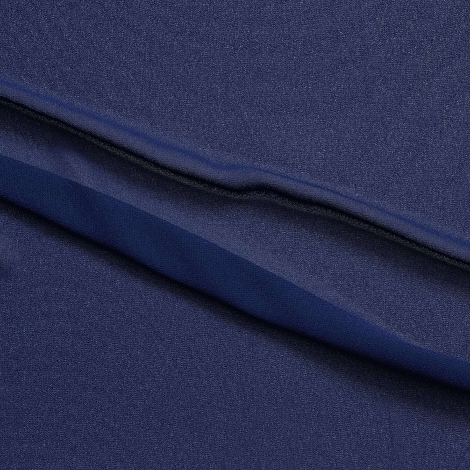microgette presenting the ink color version of a sheer soft plain weave Polyester microfibre with matte face and good drape