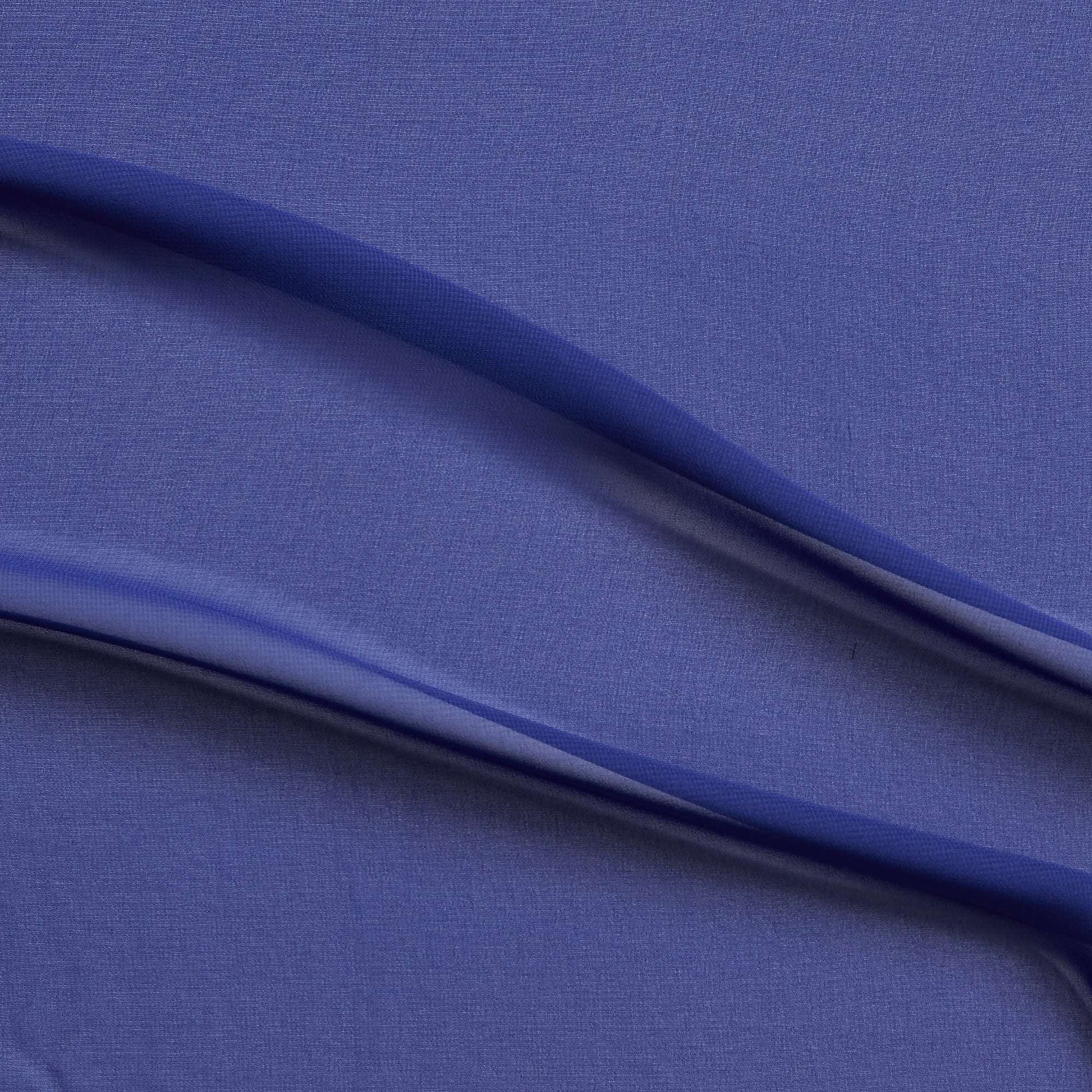 microgette presenting the midnight color version of a sheer soft plain weave Polyester microfibre with matte face and good drape